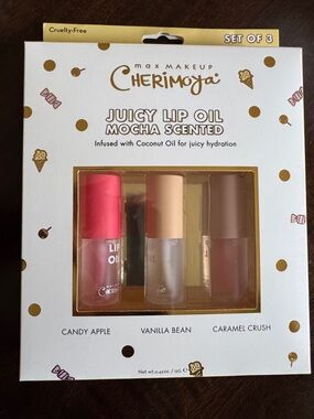 Juicy Lip Oil Trio - Candy Apple, Vanilla Bean & Caramel Crush